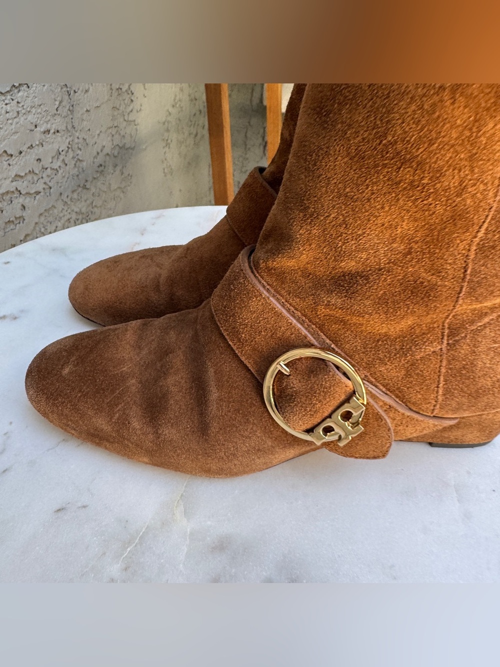 Tory Burch Sofia Suede Leather Tall Boot - Picture 6 of 12